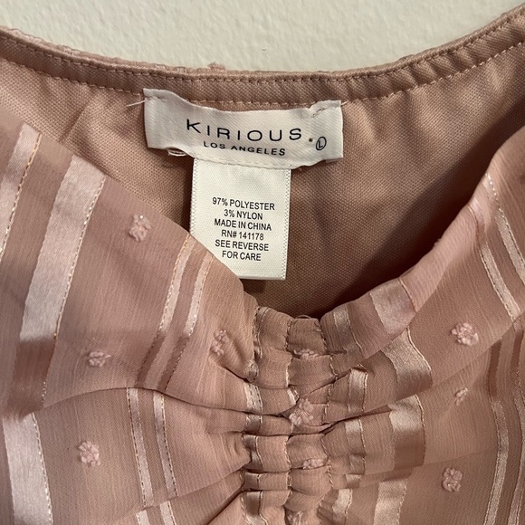 NWT Kirious Rose Gold Crop Top - Picture 2 of 7